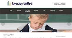 Desktop Screenshot of literacyunited.org