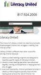 Mobile Screenshot of literacyunited.org
